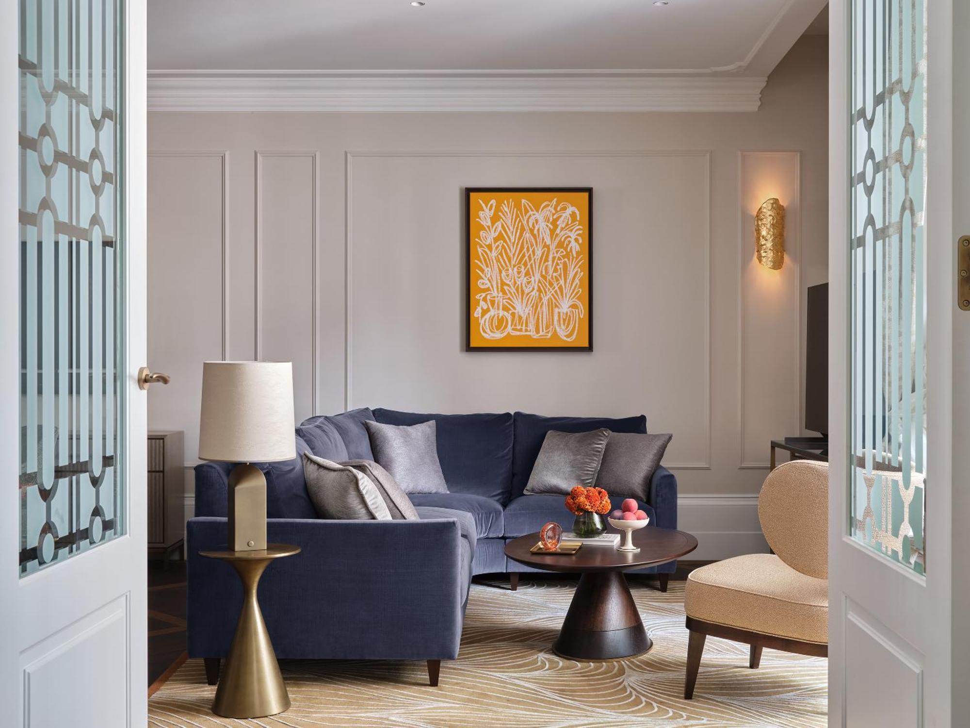 Rosewood Vienna Hotel Exterior photo A living room at The Carlyle