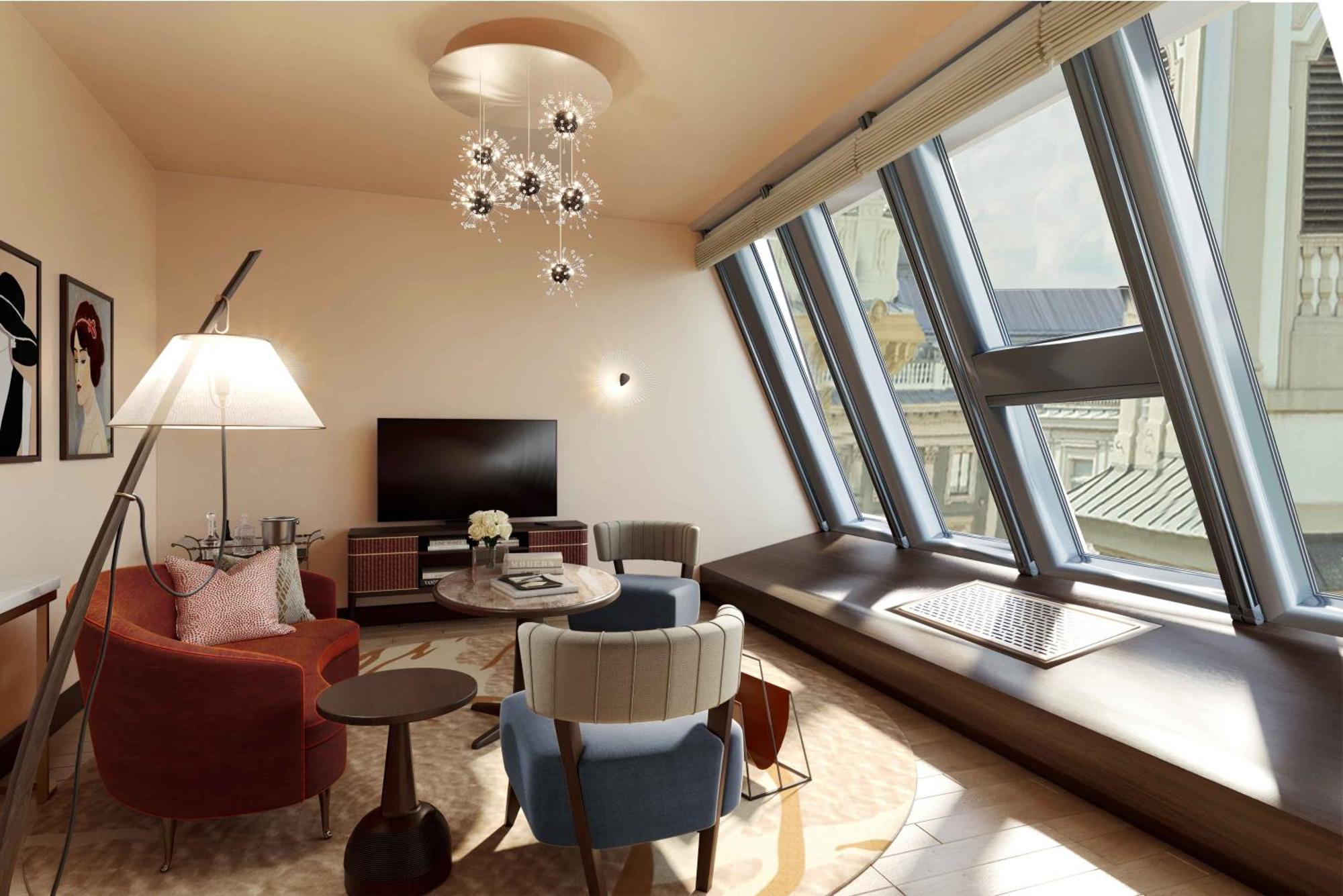 Rosewood Vienna Hotel Exterior photo Interior of a typical apartment