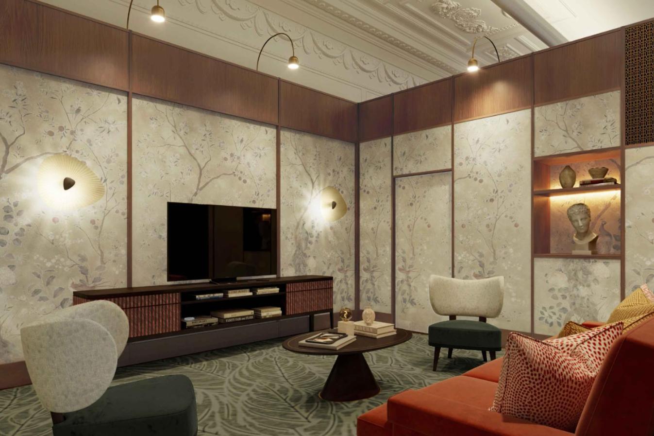 Rosewood Vienna Hotel Exterior photo A room with a TV